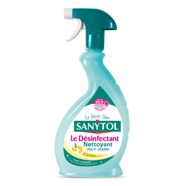 Nettoyant Désinfectant 4 Actions Formule Protection Citron Vert SANYTOL