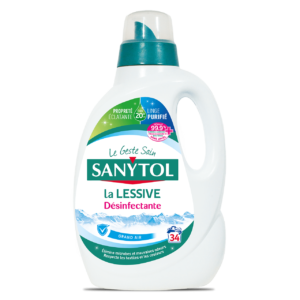 Produits nettoyants et désinfectants Sanytol pour le linge
