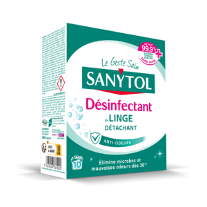 Poudre détachante désinfectante pour le linge Sanytol