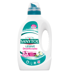 Lessive désinfectante Sanytol Fraicheur Florale 1,7L