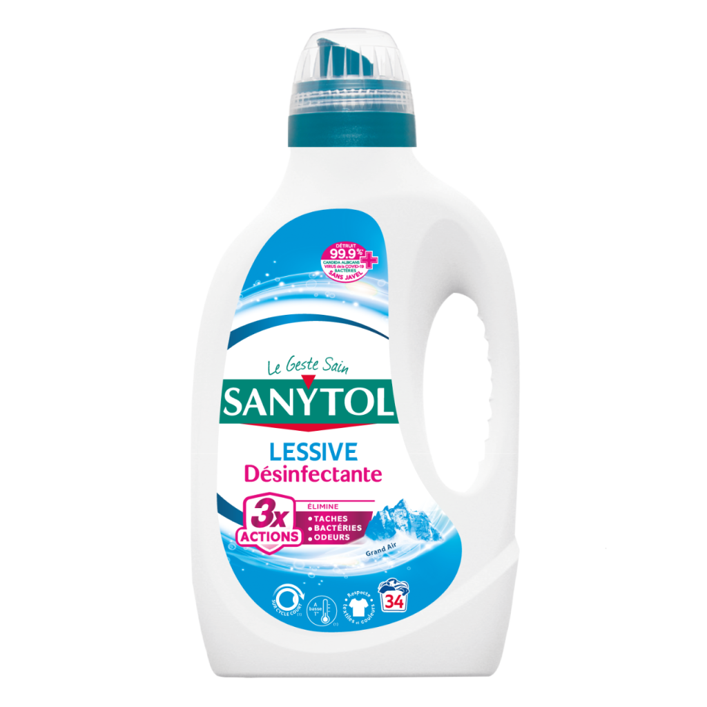 Lessive désinfectante Sanytol Grand Air 1,7L