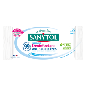 2x Sanytol Désodorisant Désinfectant Textiles Odeurs d'Animaux 500 ml