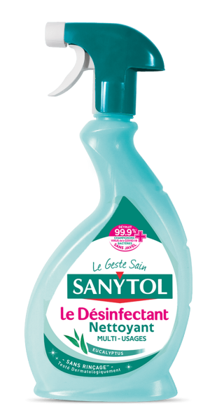 Sanytol, Produits Ménagers désinfectants sans javel pour toute la maison